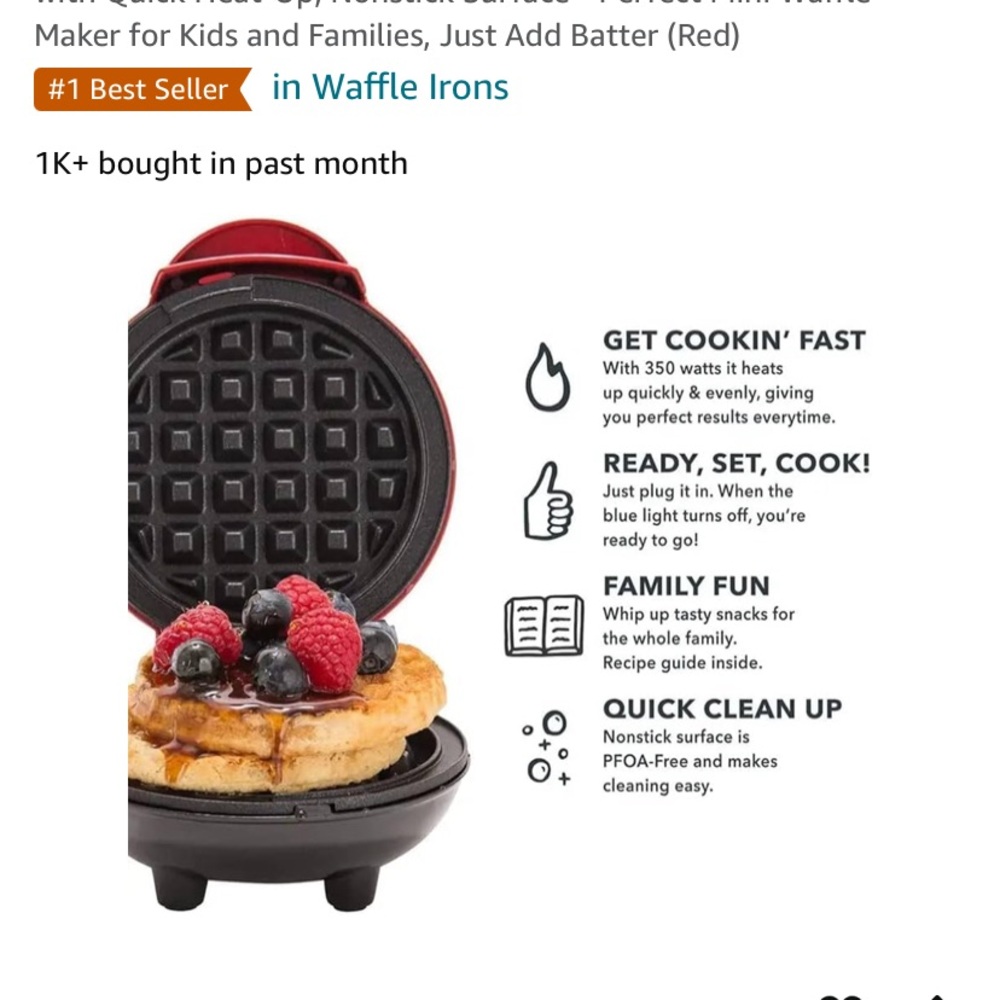 Waffle maker-mini - Picture 5 of 9
